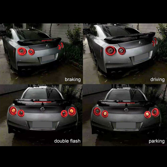 2009 - 22 Nissan R35 GTR Rear Bumper Conversion & Tail lights Kit