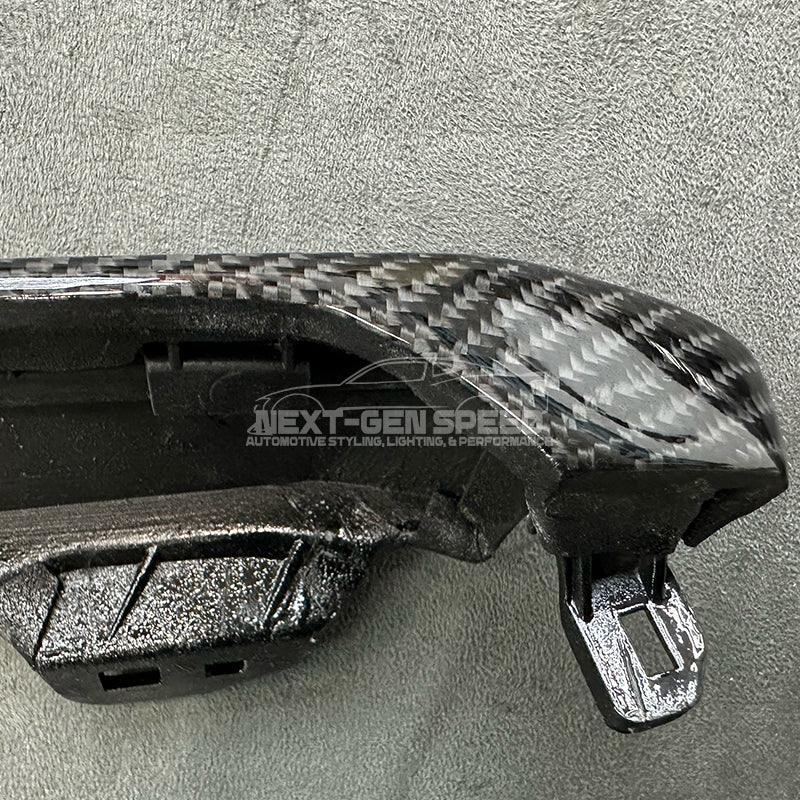 C8 Corvette Carbon Fiber Interior Climate Control Console Replacement | Next-Gen Carbon