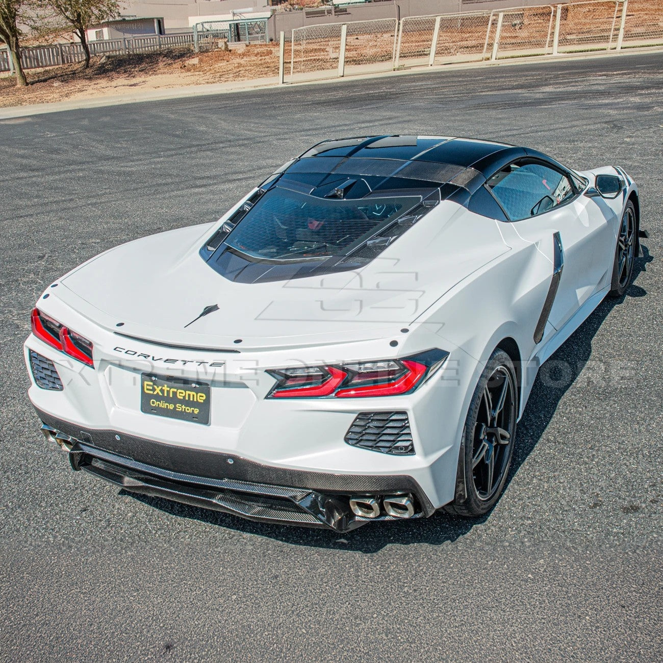 C8 Corvette Carbon Fiber Replacement Top Roof Pillar Bow