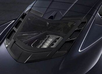 C8 Corvette Stingray 6.2L (GM 12697373) LT2 Silver Engine Cover