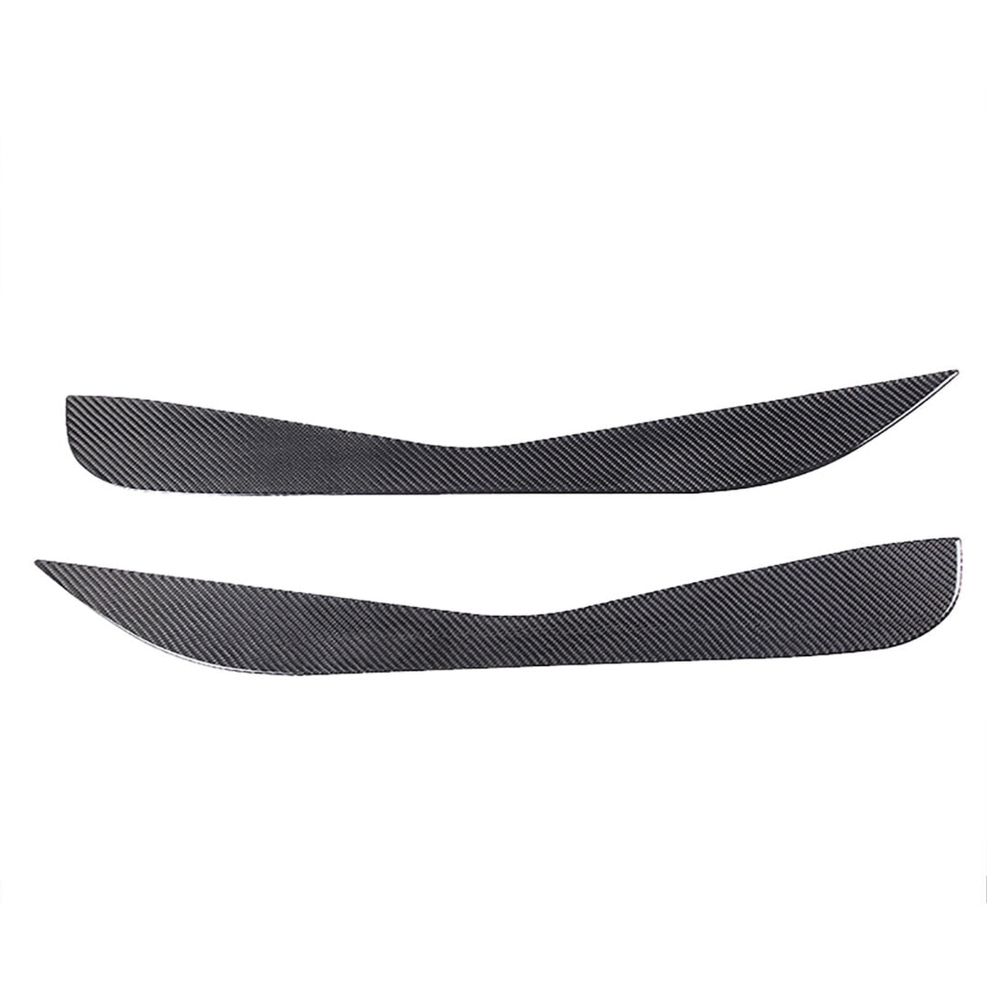 C8 Corvette Soft Carbon Fiber Door Kick Panel Insert Covers in Black / Red | Next-Gen Carbon