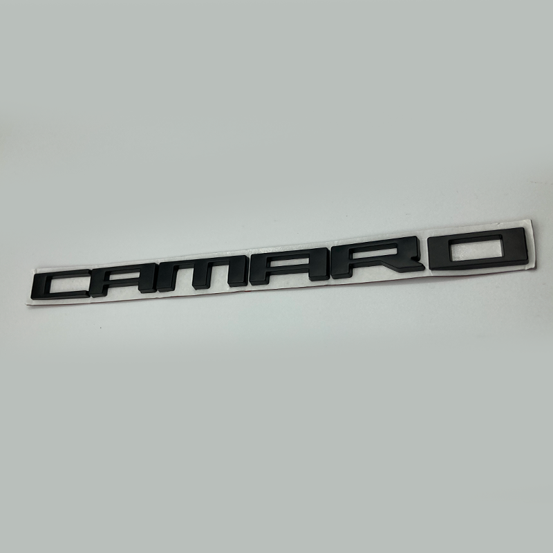 2010 - 24 Camaro Fender Badge Camaro Logo | Black / Red