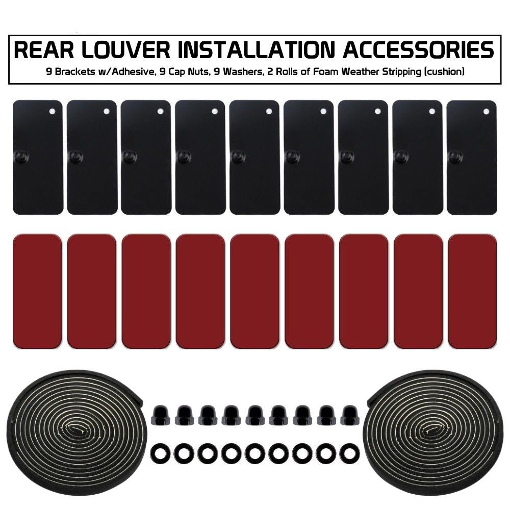 2016 - 24 Camaro Rear Window Louvers