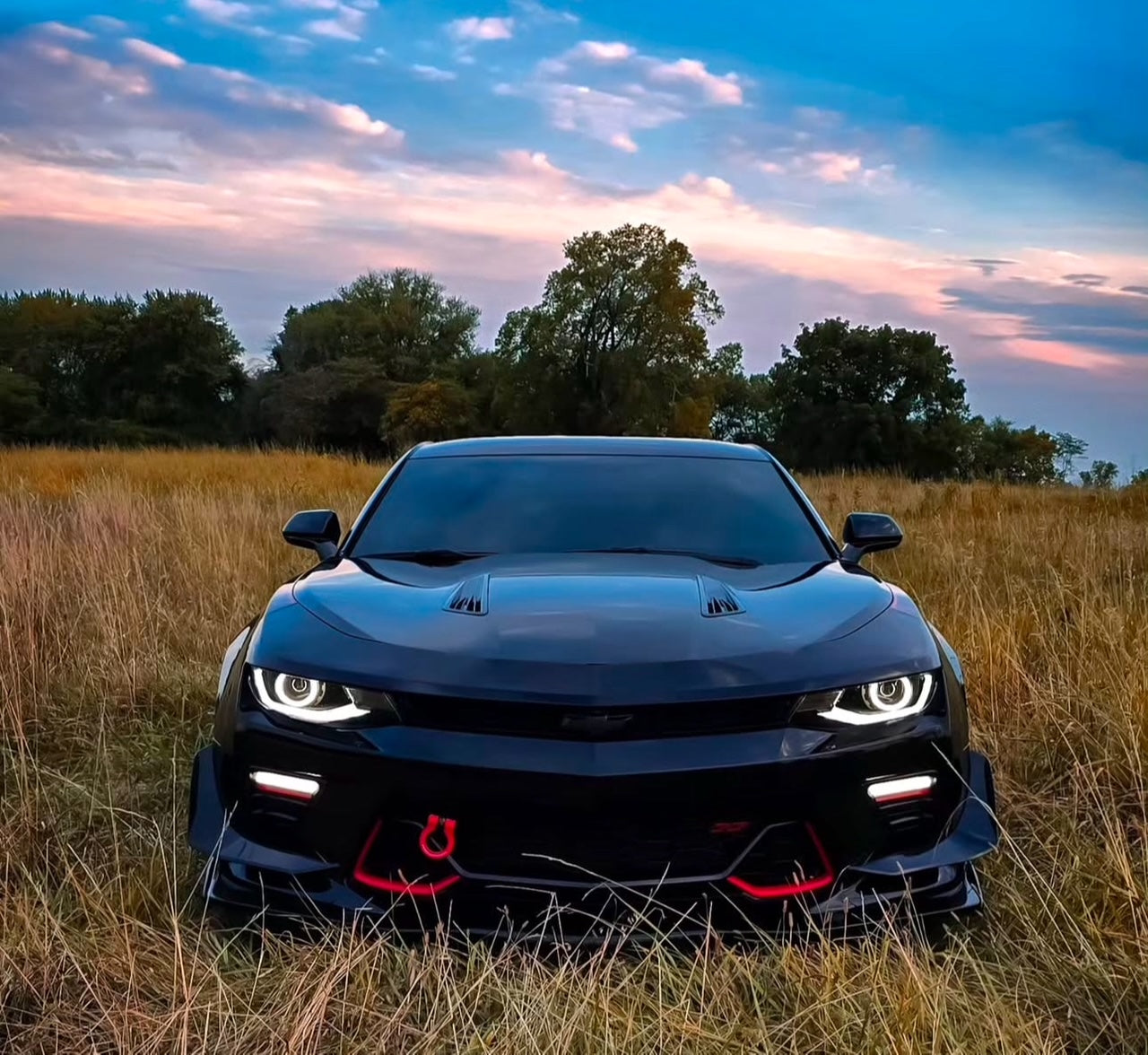 2016 - 18 Camaro Prebuilt Color Changing Headlights | Flowseries/RGB | Halo Ring | Demon Eye image 14
