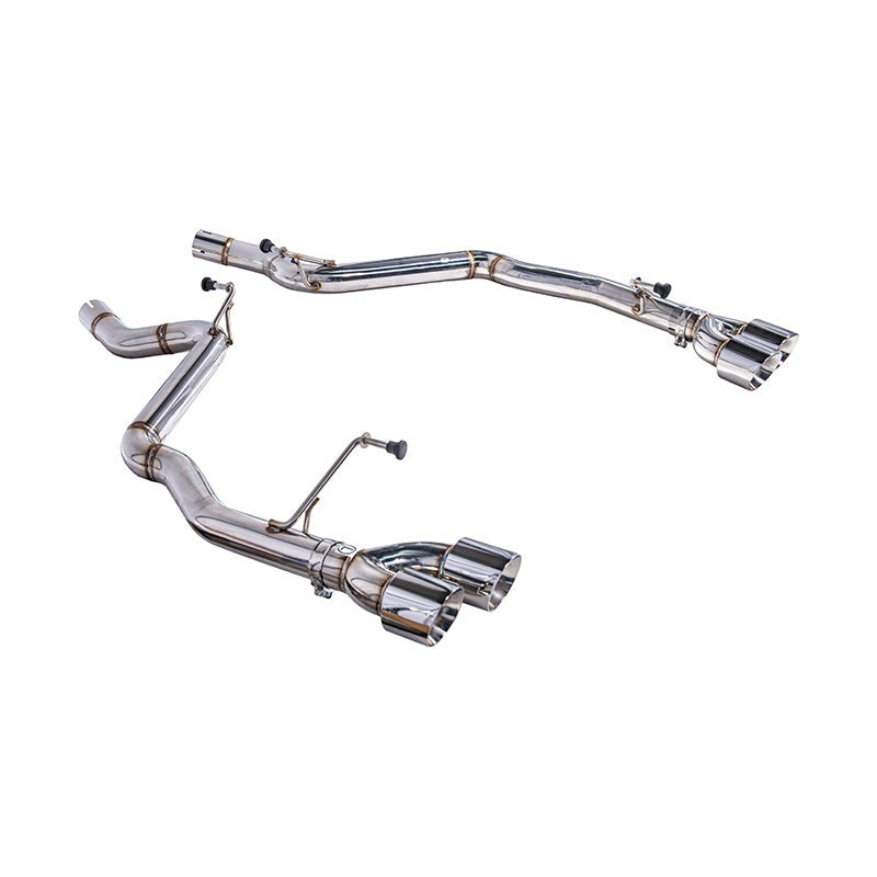 2024+ Mustang GT S650 Muffler Delete Axel Back Quad Tips Exhaust