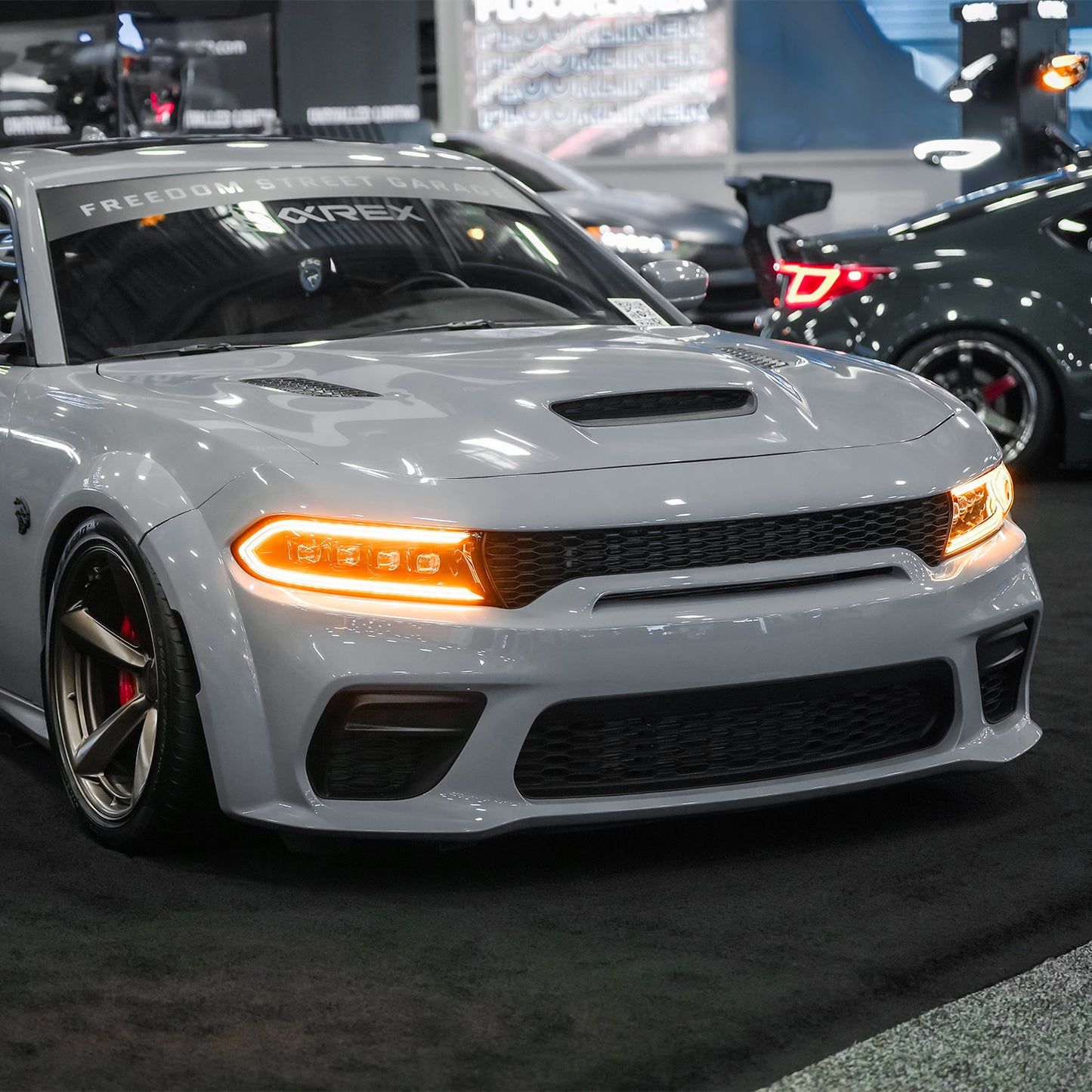 2015 - 23 Charger Nova-Series Black LED Projector Headlights