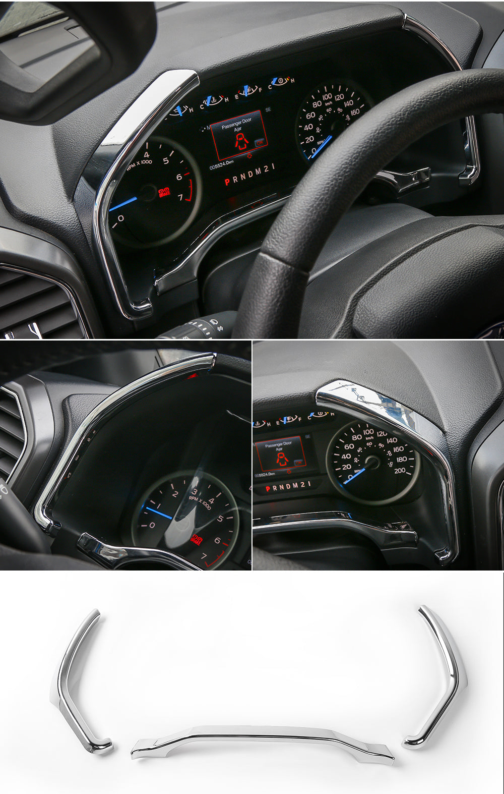 2016 - 24 Ford F-150 Dash Instrumental Panel Trim (5 Finishes)