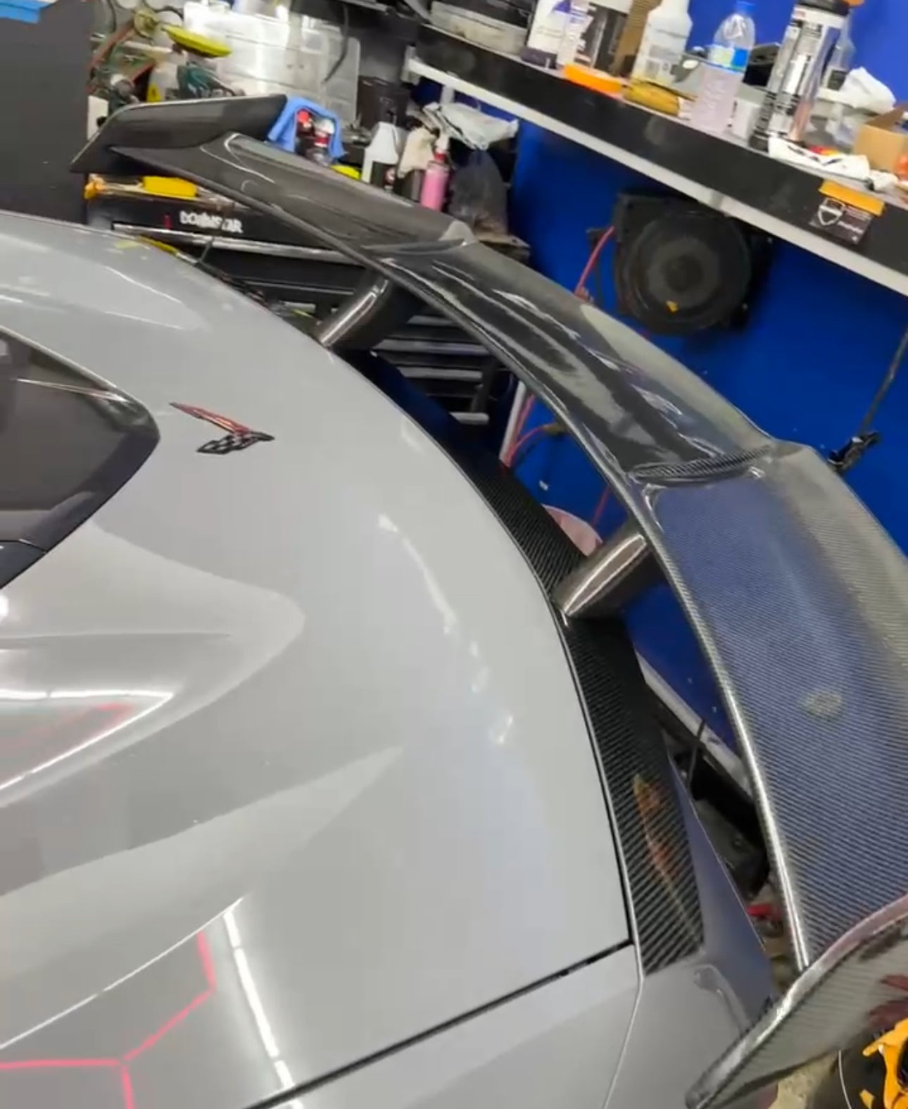 C8 Corvette Z06 / E-Ray ZR1 Style High Wing