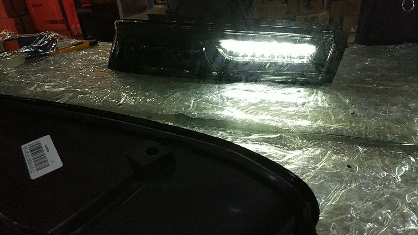 2016 - 18 Camaro Smoked Sequential Tail Lights - Red Signal