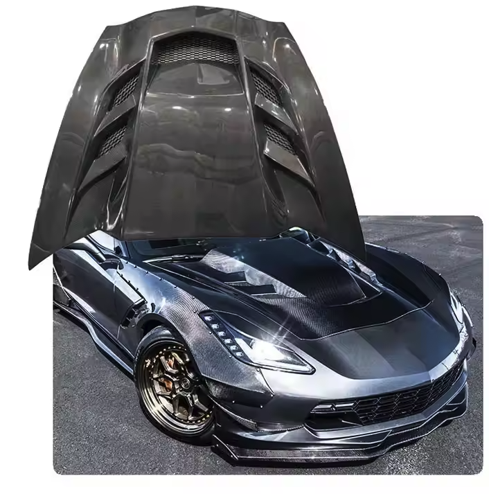 2014 - 19 C7 Corvette Carbon Fiber XT Vented Hood
