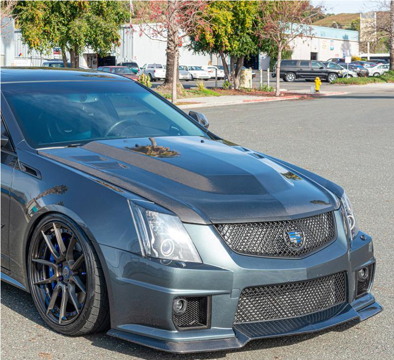 2009 - 15 Cadillac CTS-V Carbon Fiber Front Splitter