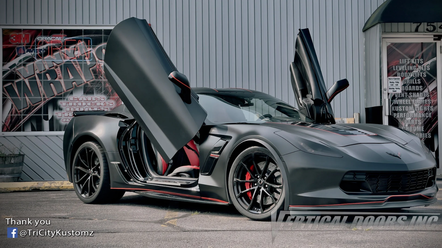 2014 - 19 C7 Corvette Vertical Doors Conversion Hinge Kit