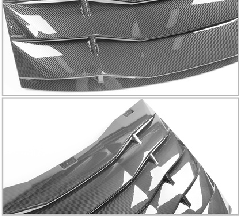 2011 - 24 Charger IKON Style Rear Window Louver