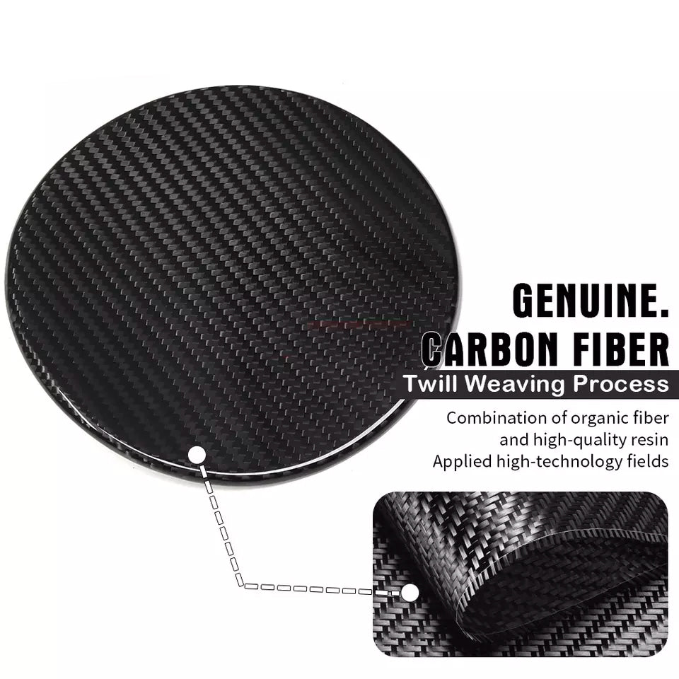 C8 Corvette Carbon Fiber Fuel Door Tank Lid Cover