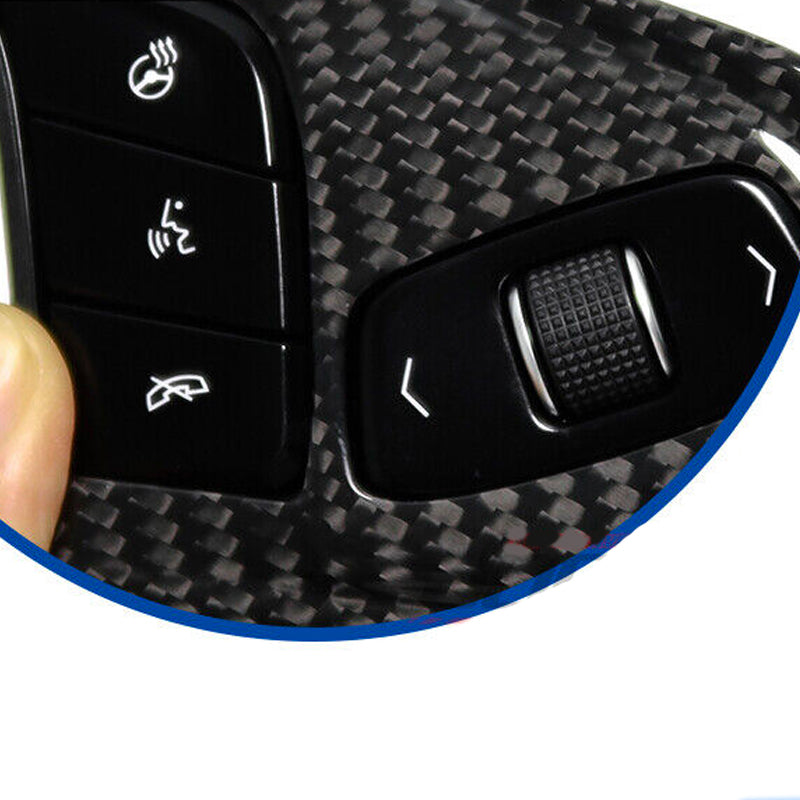 C8 Corvette Carbon Fiber Full Steering Wheel Trim Covers