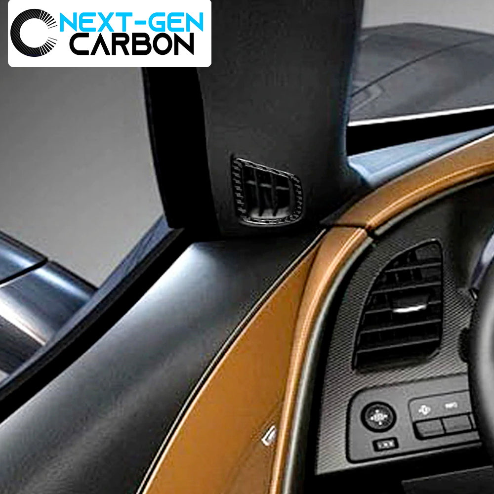 2014 - 19 C7 Corvette Carbon Fiber Side Vent Defogger Trim Covers | Next-Gen Carbon