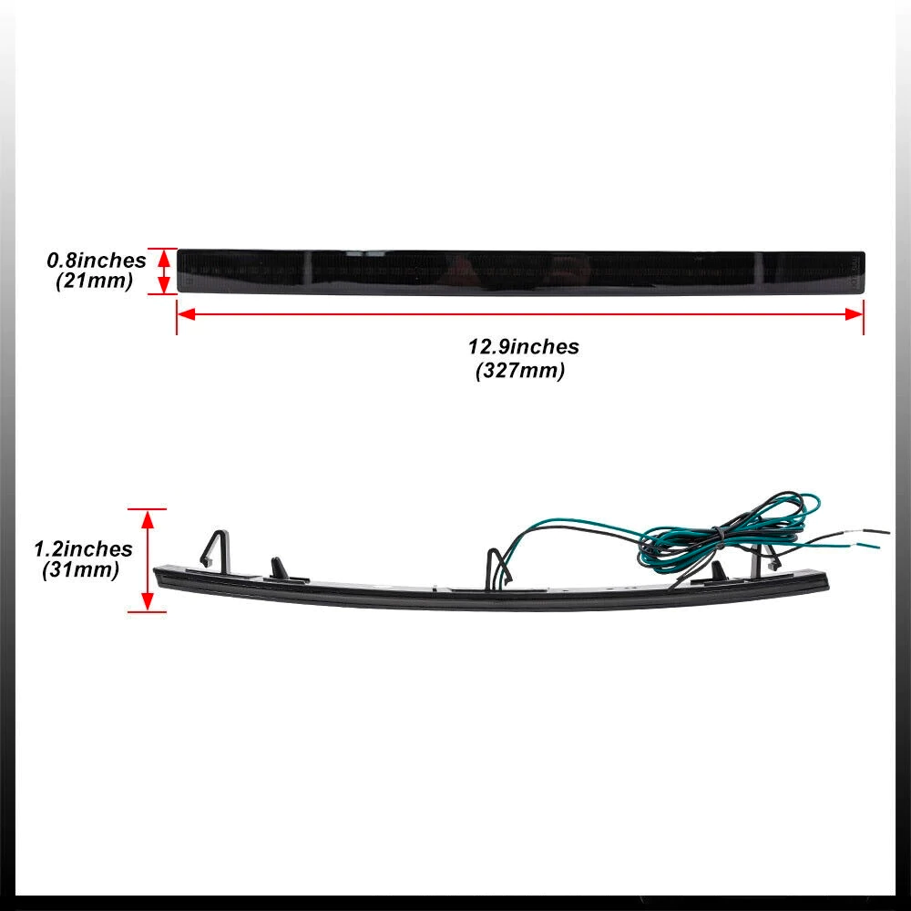 2014 - 19 Corvette C7 Smoked LED Rear Reflectors