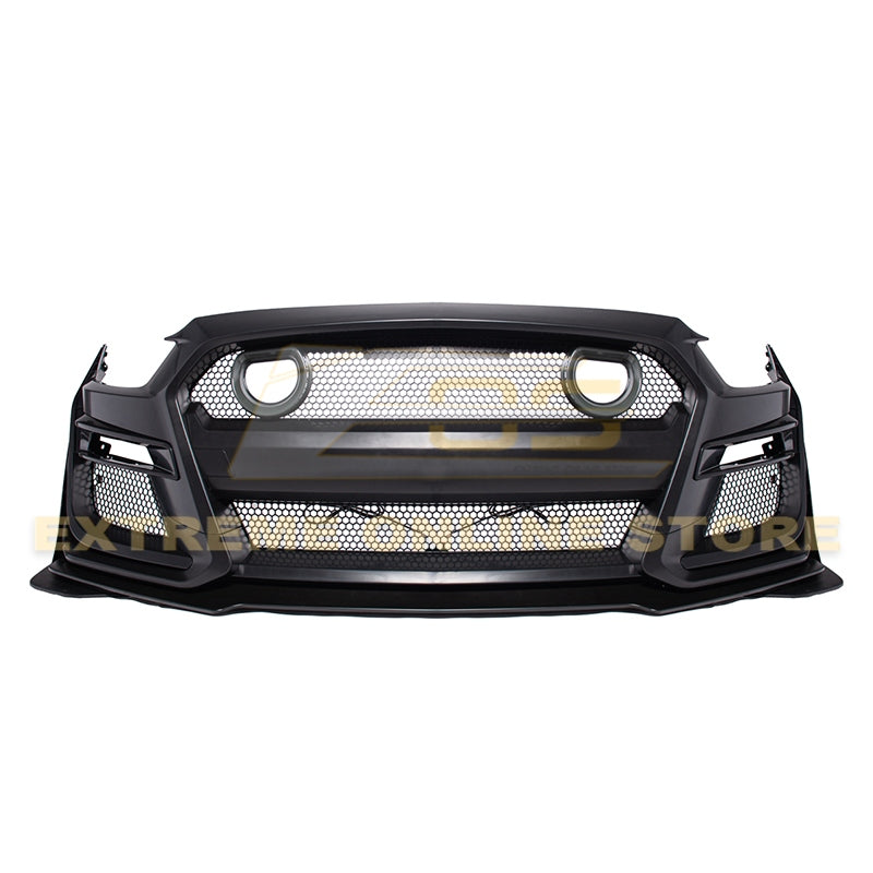 2015 - 17 Ford Mustang GT500 Conversion Bumper with LED Grille Kit
