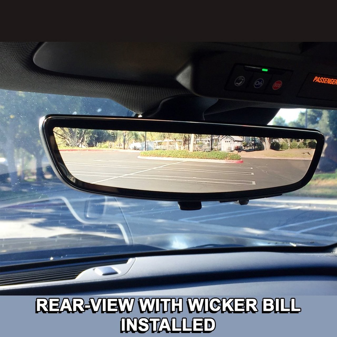 2019 - 24 Camaro SS With Rear View Camera Wicker Bill | ZL1 Addons