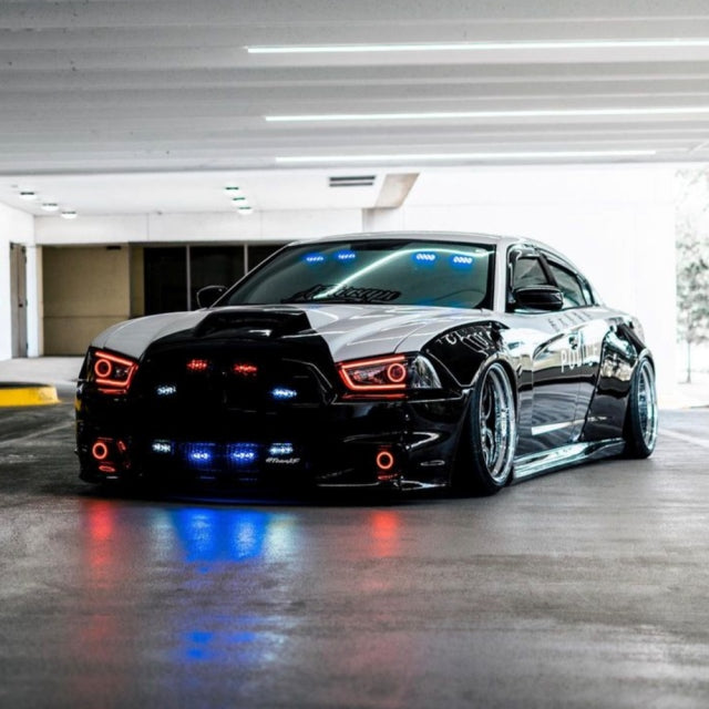 2011 - 14 Charger Spyder Flow Series Pre-Built Headlights image 3