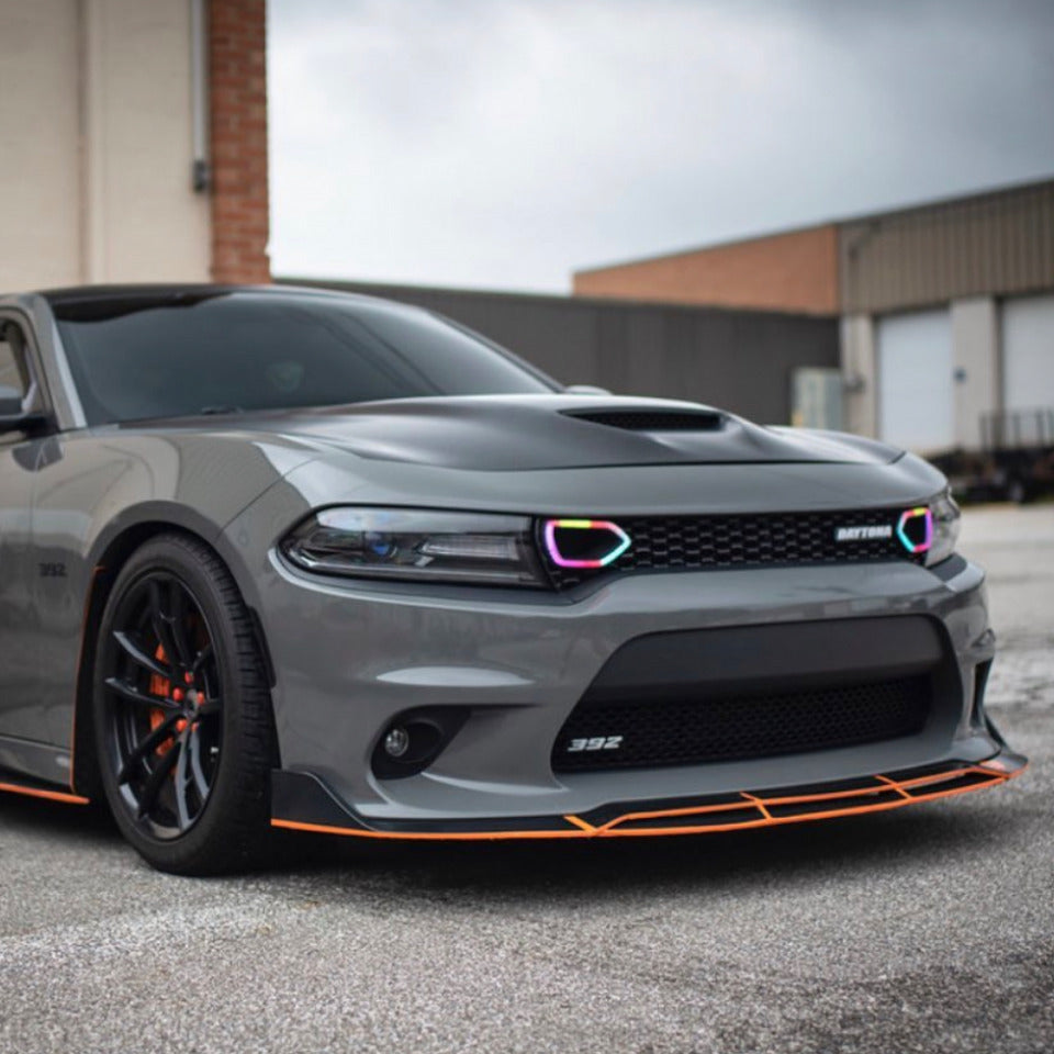 2015 - 23 Dodge Charger RGBW/Flow Series Snorkel LED Lights - Color Changing image 5