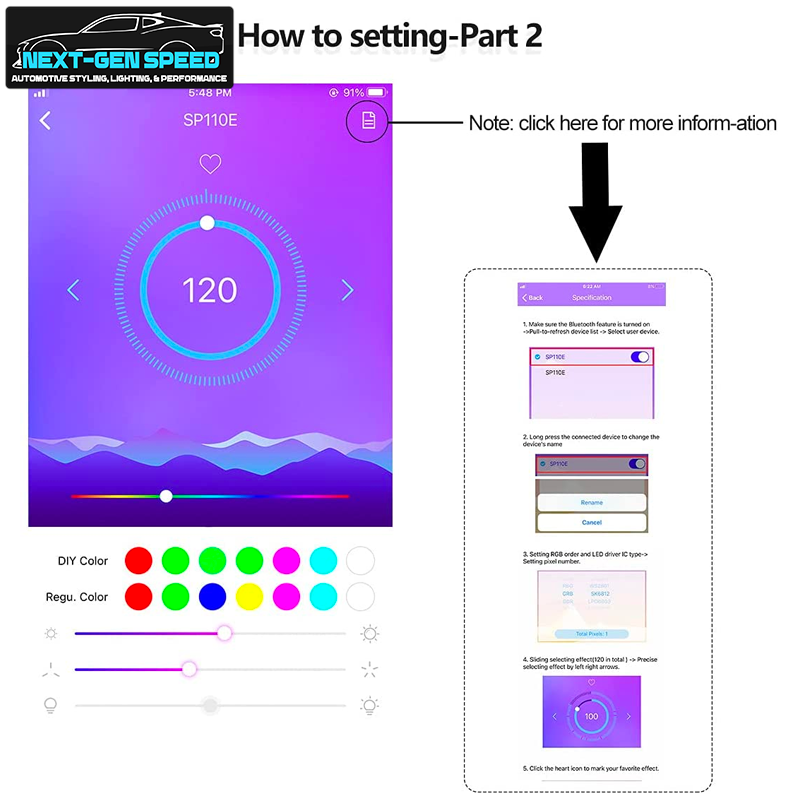 SP110E Flow Series Bluetooth Controller