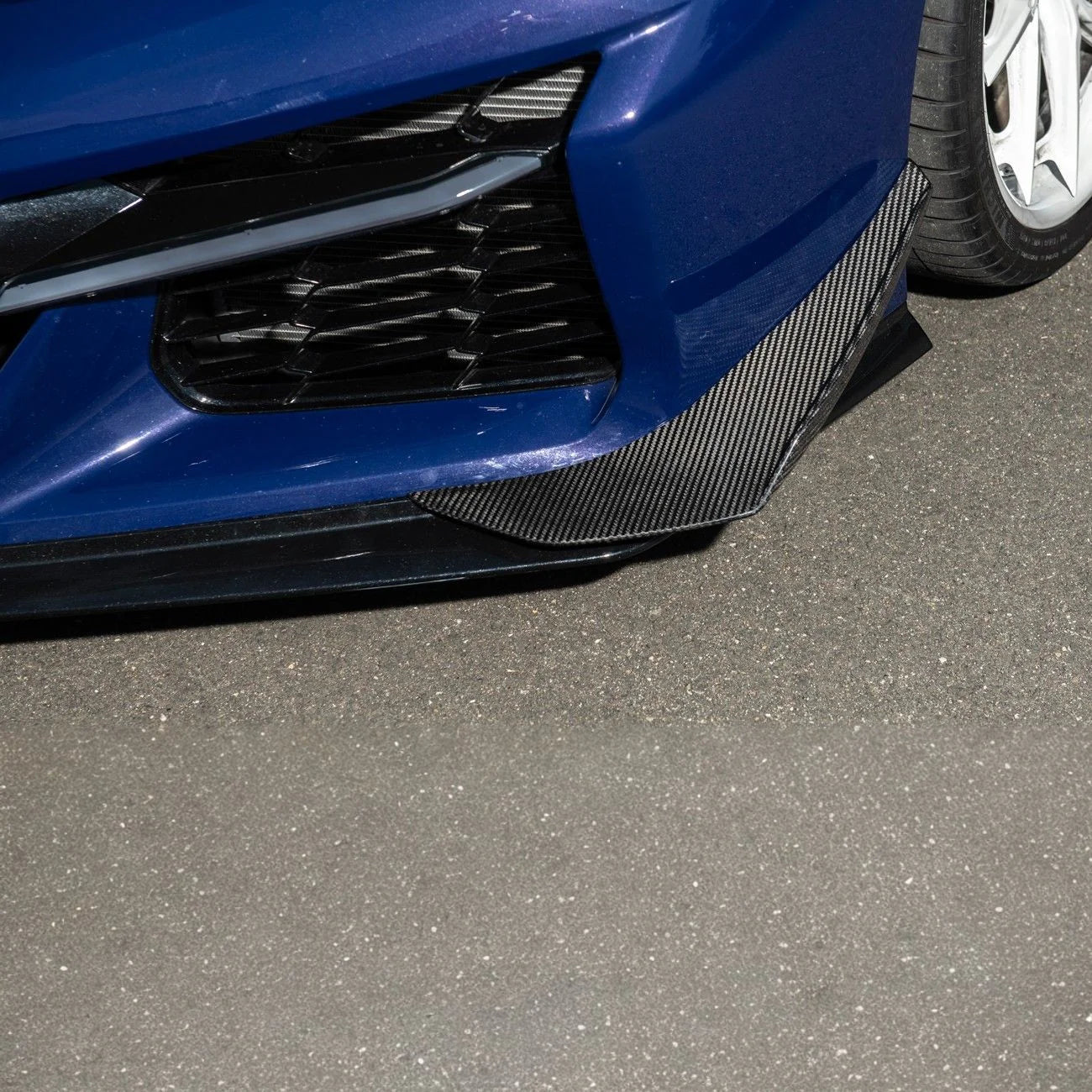 Corvette C8 Carbon Fiber Z07 Performance Package Front Canards image 6