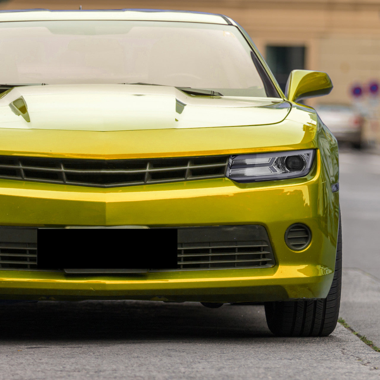2014 - 15 Camaro Smoked Sequential Projector Headlights
