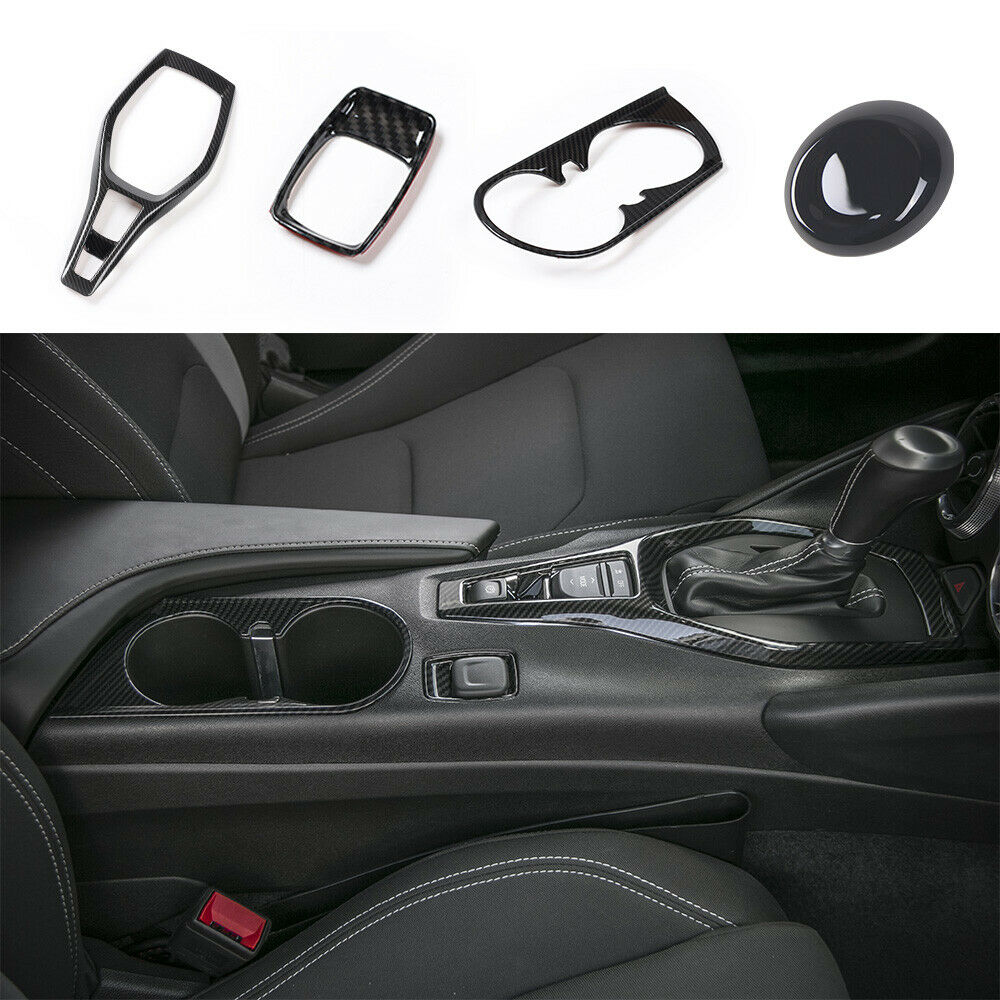 2016 - 24 Camaro Carbon Fiber Cup Holder Trim Cover