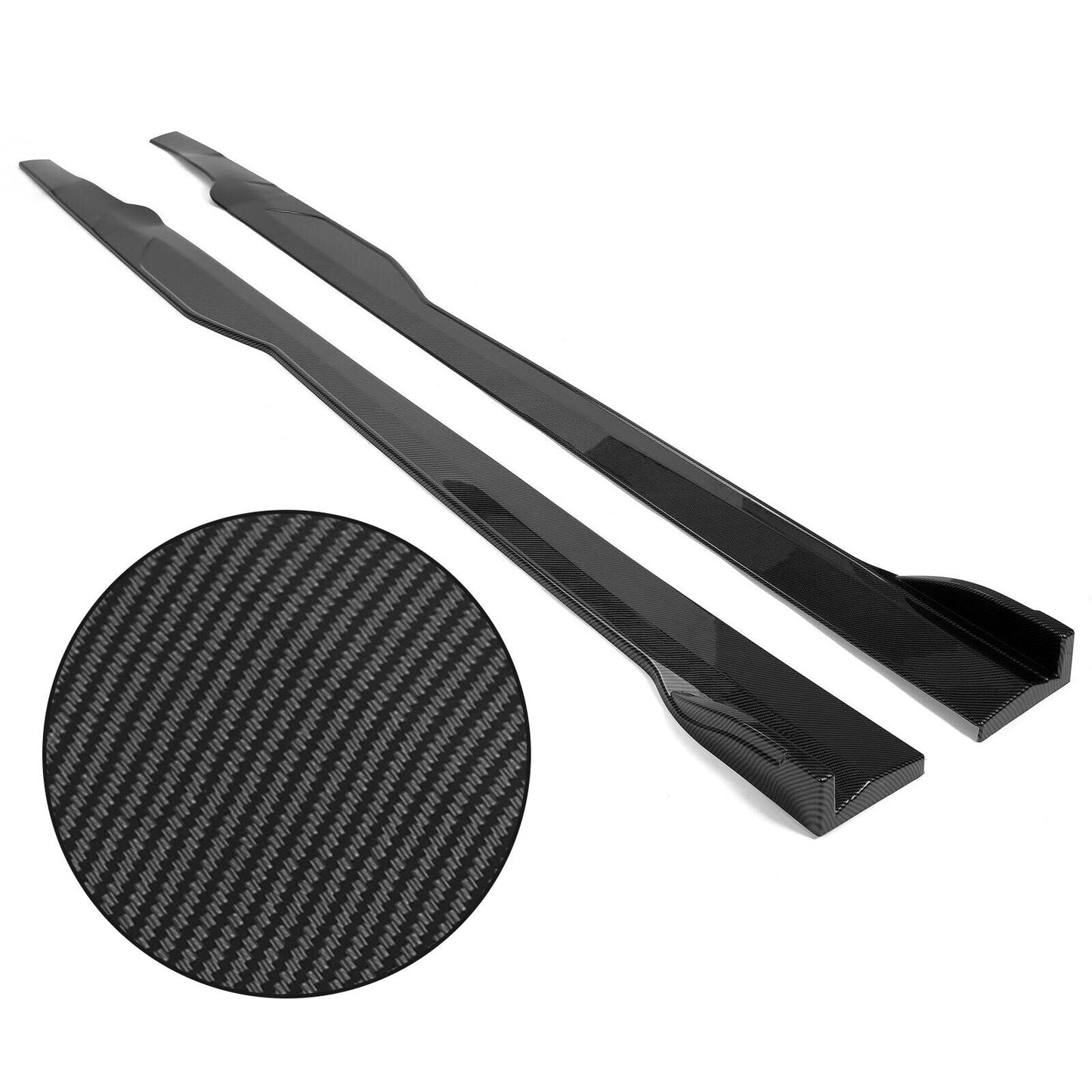 2015 - 24 Charger SRT Scatpack Slim Splitter & Side Skirts Kit (Unpainted/Gloss/Carbon)