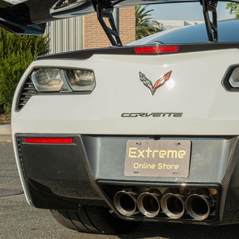 2014 - 19 C7 Corvette Carbon Fiber Rear Bumper Diffuser