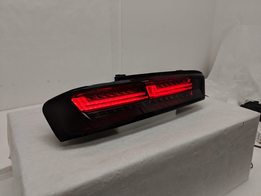 NEW Smoked LED Tail Lights (Red Sequential Signals) | 16-18 Camaro