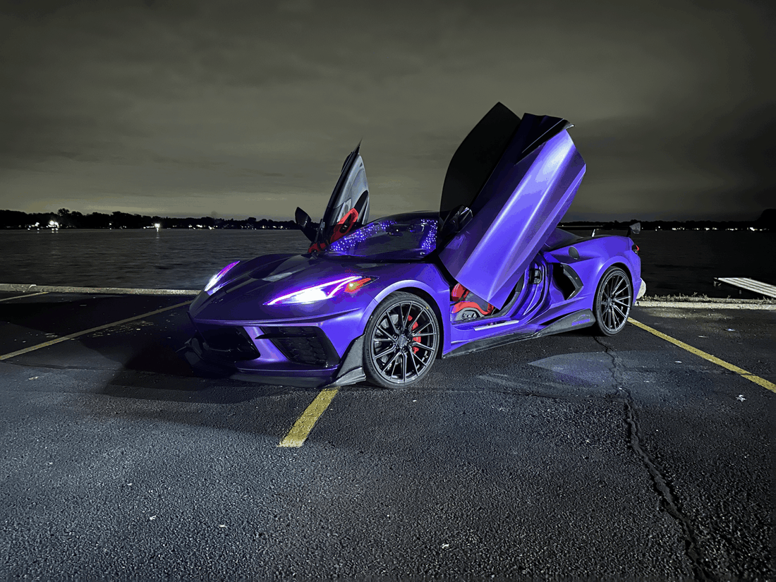 Lambo Door Vertical Conversion on the Next-Gen C8 Corvette | Elevate Your Style
