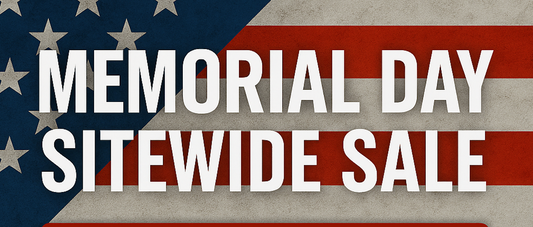 Memorial Day Sitewide Sale Starts NOW