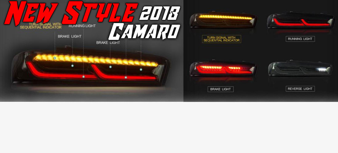 2016-18 Camaro NEW STYLE Tail Lights Available To Order