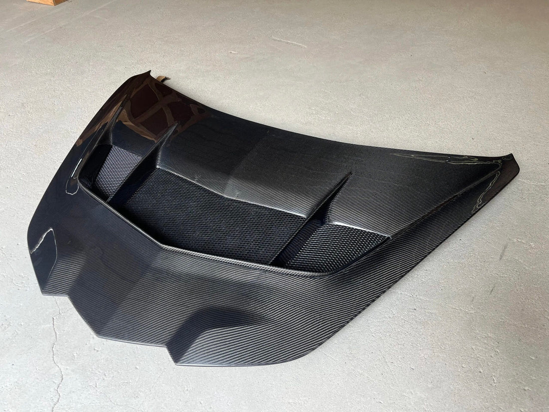 Unveiling the New C8 Corvette Carbon Fiber ZR1 Style V2 Hood – The Ultimate Upgrade! 🏁