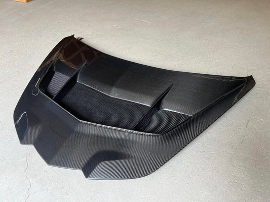 Unveiling the New C8 Corvette Carbon Fiber ZR1 Style V2 Hood – The Ultimate Upgrade! 🏁