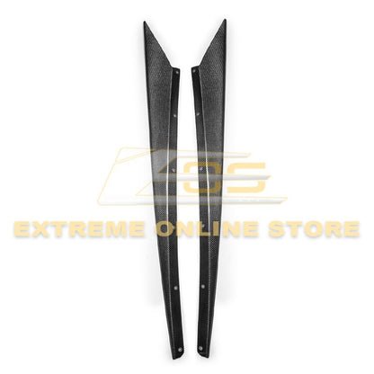 C8 Corvette Z51 Add-on Carbon Fiber Side Skirts Rocker Panels