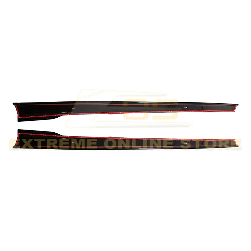 2016 - 24 Camaro 1LE Refresh Style Side Skirts (Unpainted / Gloss Black)
