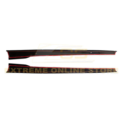 2016 - 24 Camaro 1LE Refresh Style Side Skirts (Unpainted / Gloss Black)