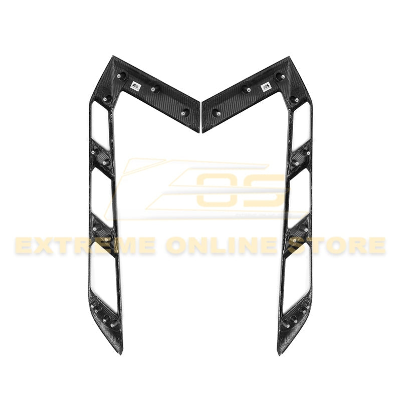 C8 Corvette Coupe Carbon Fiber Rear Hatch Vents