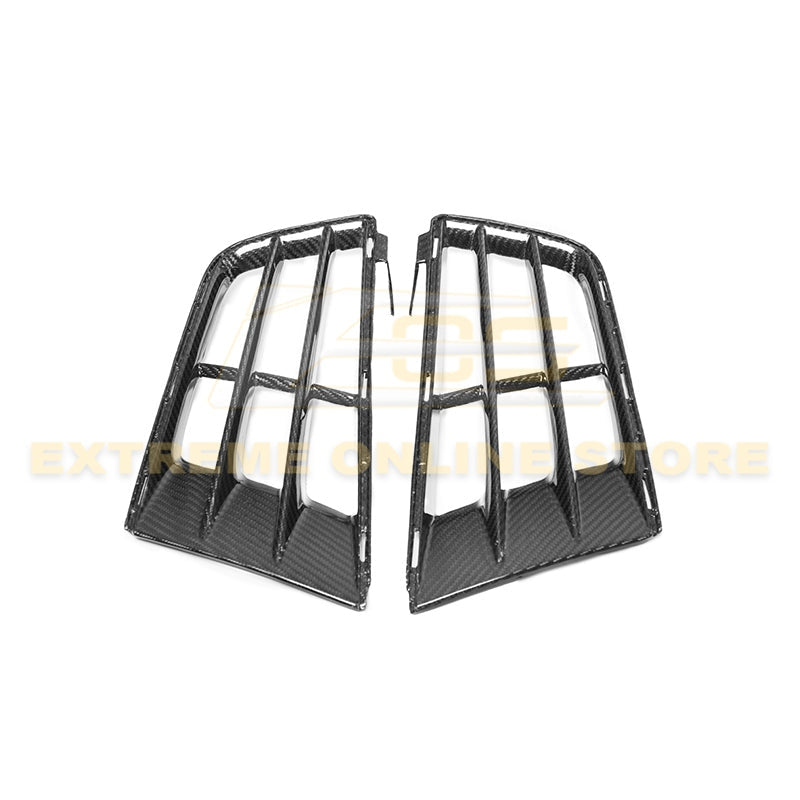 2016 - 19 Cadillac CTS-V Carbon Fiber Front Side Grille Bezel Insert