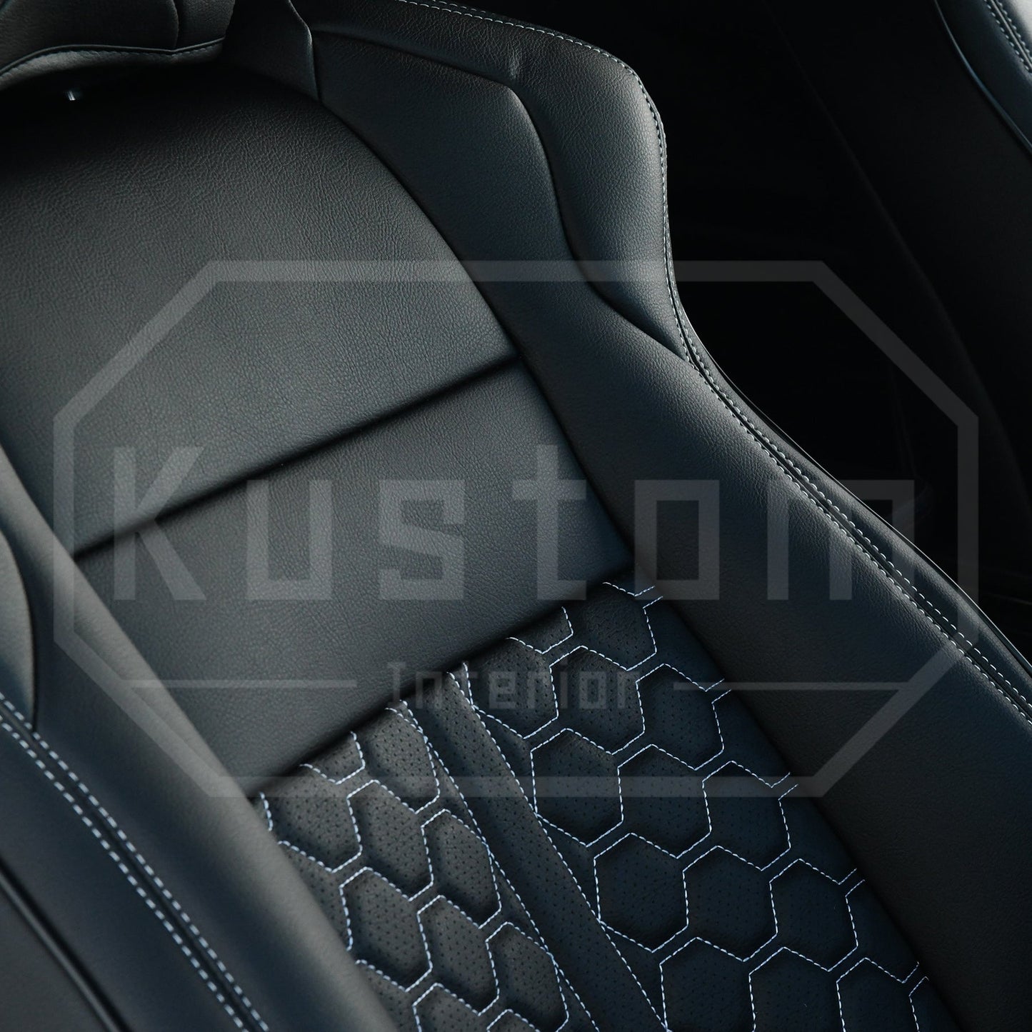 2012 - 21 Subaru BRZ Two-Tone Custom Leather Seat Covers