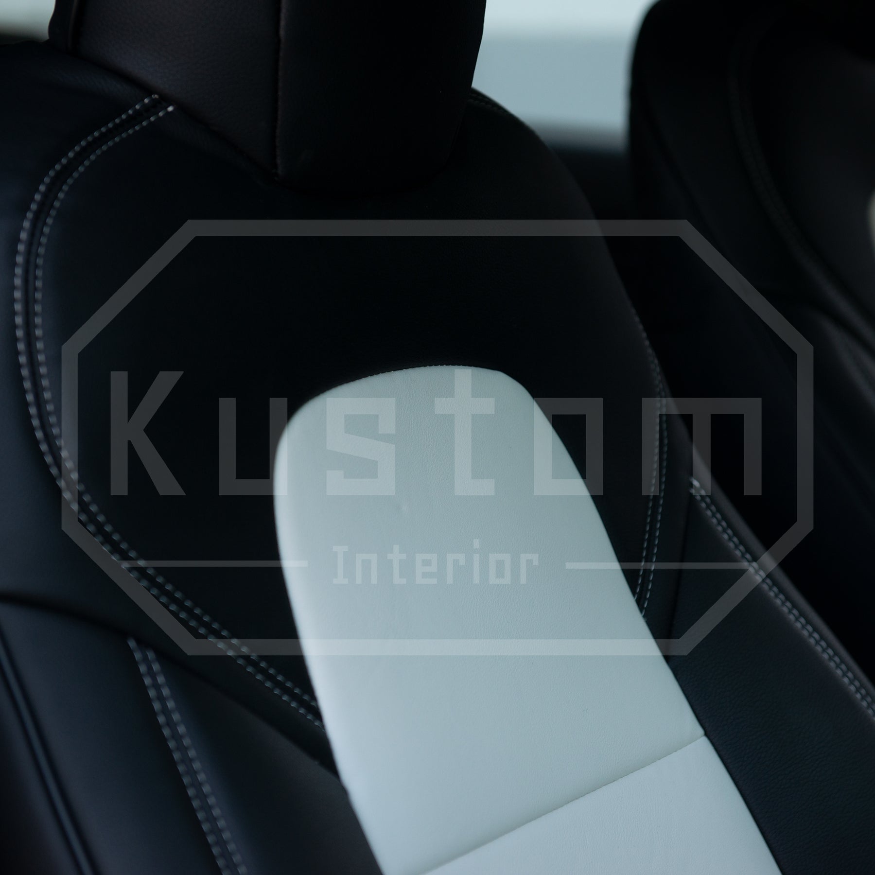 2017 - 23 Tesla Model 3 Custom Leather Seat Covers
