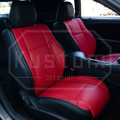 2015 - 23 Dodge Charger Colored Leather Seat Covers