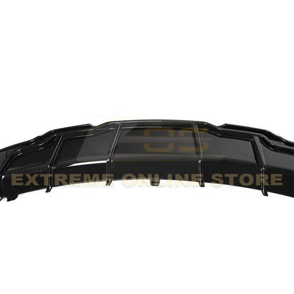 2017 - 24 Tesla Model 3 Gloss Black Rear Bumper Diffuser