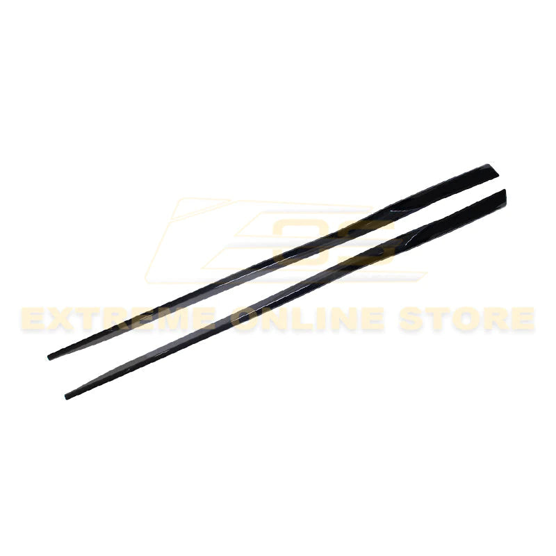 2016 - 24 Camaro 1LE Refresh Style Side Skirts (Unpainted / Gloss Black)