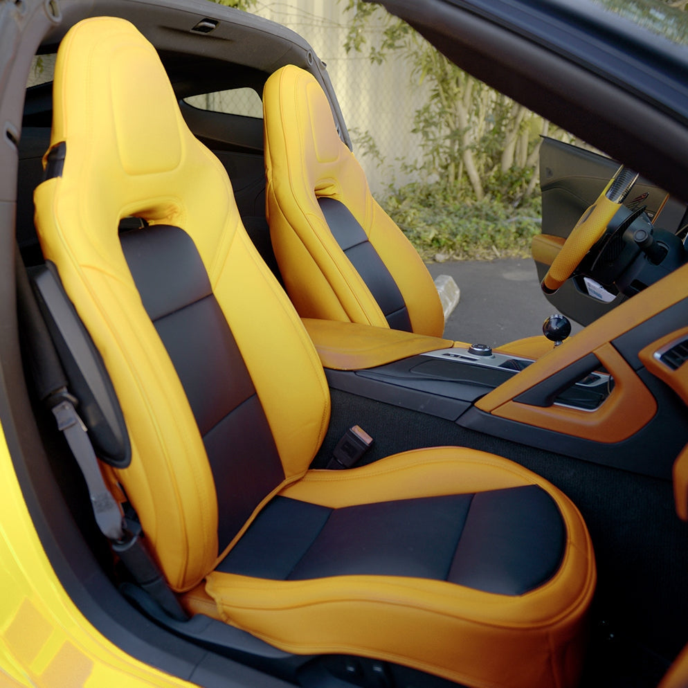 2014 - 19 C7 Corvette Premium Custom Leather Seat Covers