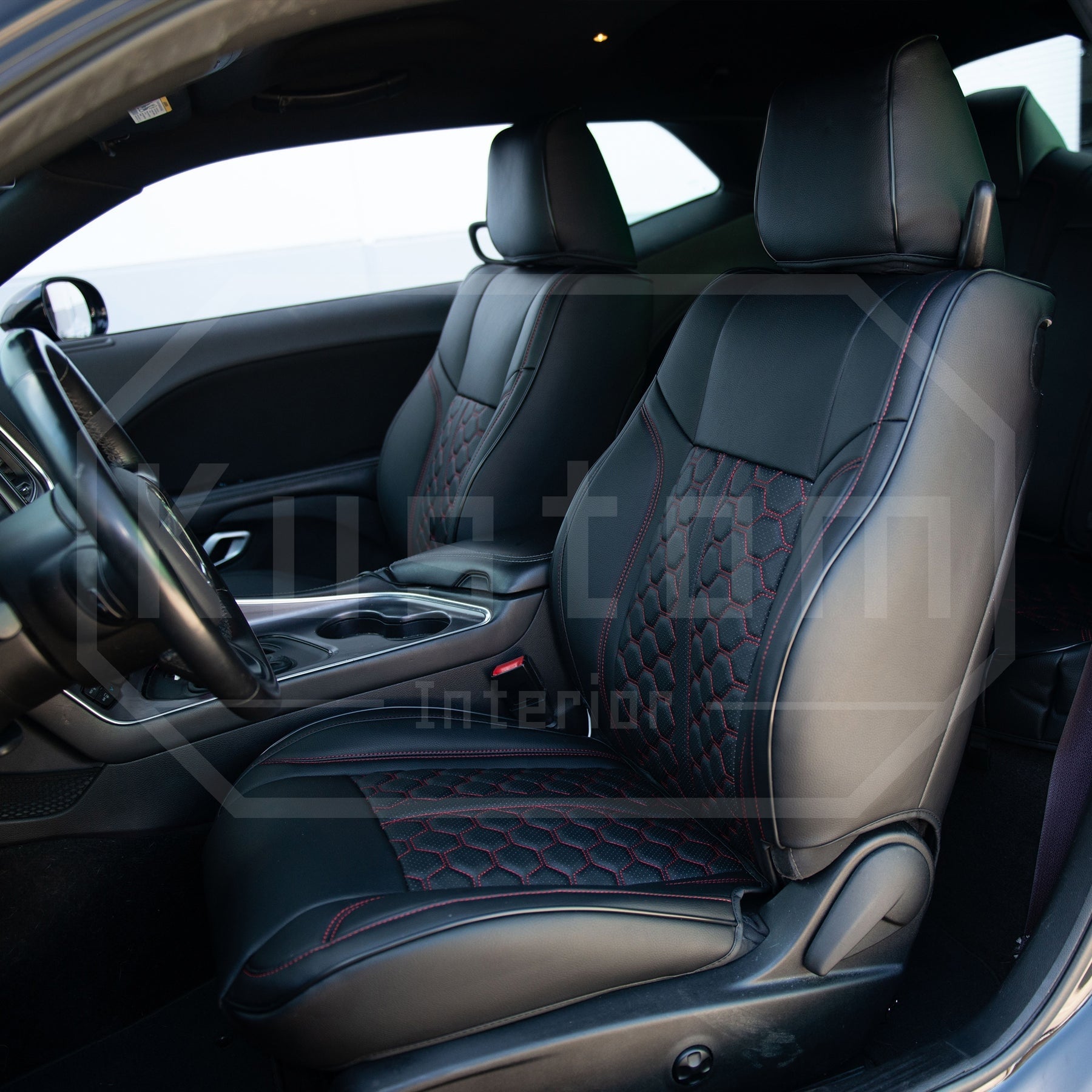 2015 - 23 Dodge Charger Colored Leather Seat Covers
