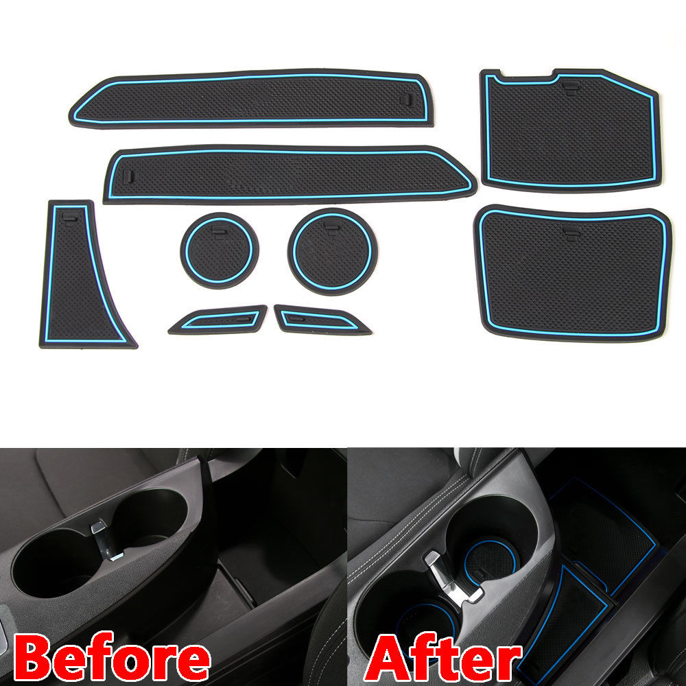 2016 - 24 Camaro Interior Non-Slip Rubber Mats (9 PC) image 5